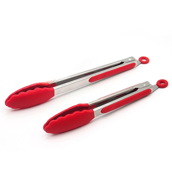Premium Silicone Kitchen Tongs